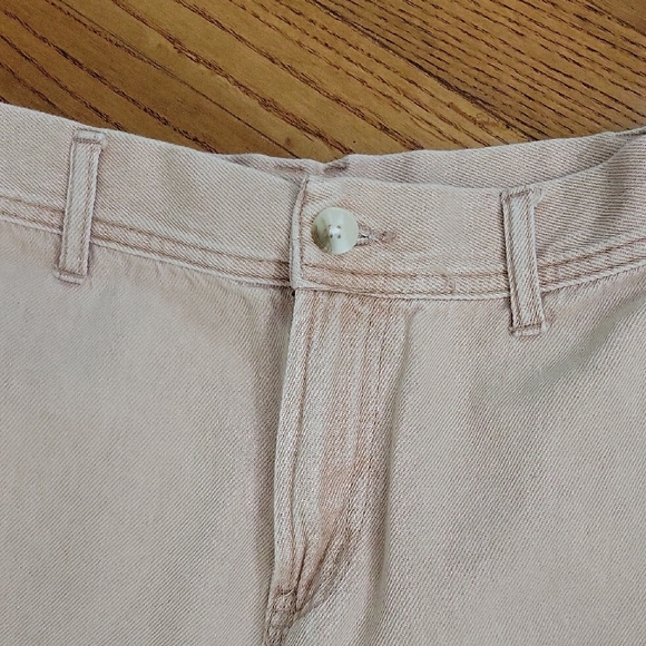 Stylish Beigey Tan Wide-Leg Jeans for Women - Picture 2 of 8